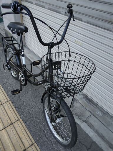 Super Start]20吋 コンパクト自転車 外装6段/ブラック Super