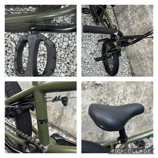 BMX TNB PLUG カーキ色 キッズ BMX TNB PLUG16 KIDS 美品