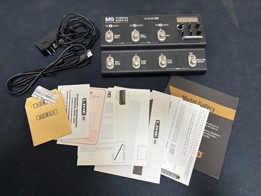 LINE6/M9 Stompbox Modelerの使い方やレビュー！アダプターの代用は 
