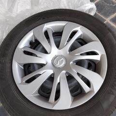 マツダ純正アルミホイール＋夏タイヤ　デミオＤＹ３Ｗ　ダンロップ　ＥＣ２０３　175/60R15 マツダ純正アルミホイール＋夏タイヤ デミオDY3W ダンロップ