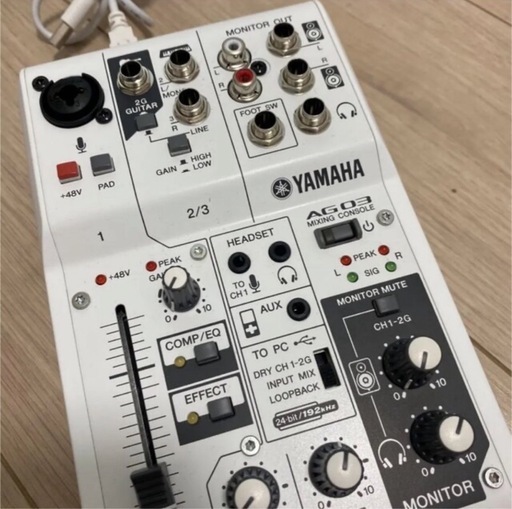 ヤマハ YAMAHA ウェブキャスティングミキサー AG03 YAMAHA AG03