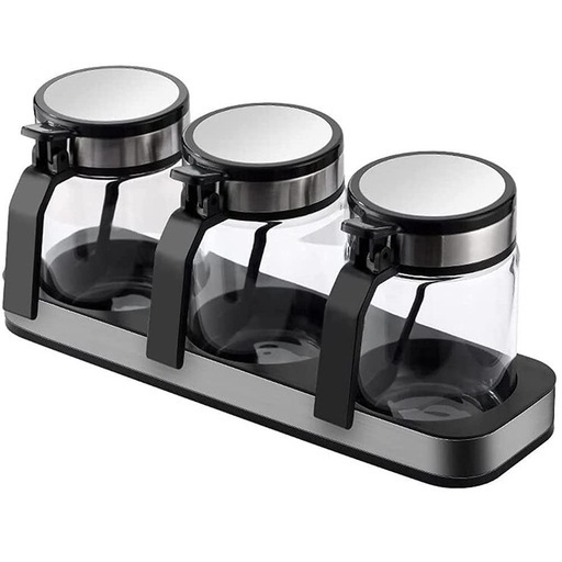 調味料入れ セット 砂糖 瓶 塩 入れ物 砂糖 塩 容器 ボトル300ml3点