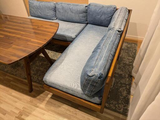 ダイニングテーブル 3点セット unico SWELLA ダイニング3点セット