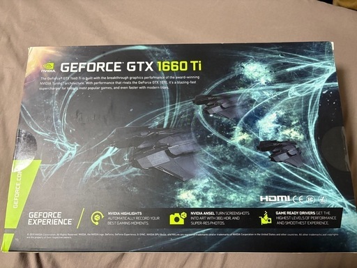 グラフィックボード GTX1660Ti