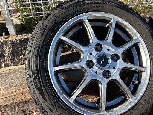 155/65R14 バリ山スタッドレス＋社外アルミセット 楽天市場】155/65R14 