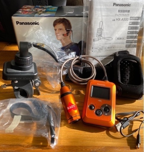 Panasonic ウェアラブルカメラ HX-A500 ツーリングハンドルマウンド