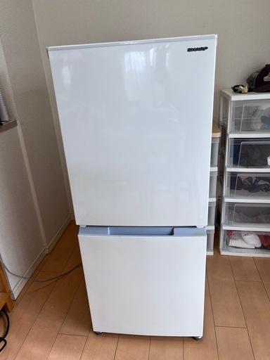 シャープ 152L 冷蔵庫 SHARP シャープ 両開き冷蔵庫152L (2022年製