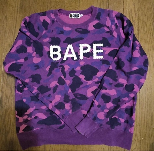 アベイシングエイプ ラインストーン トレーナー A BATHING APE（ア 