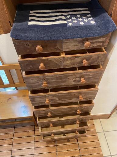 アンファン enfant タンス 希少】 enfant アンファン チェスト ベッド