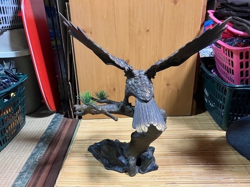 金属製 鷹の置物 鷹 置物 金属製 金属製 鷹の彫刻 Yahoo!オークション -