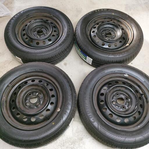 中古アルミホイール＆タイヤ 4本 Weds MAVERICK 8J-18 +45 PCD100 5H