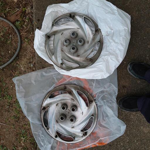 EG6 ホイールキャップ2枚 ホンダ純正 鉄ホイール シビックeg6 sir