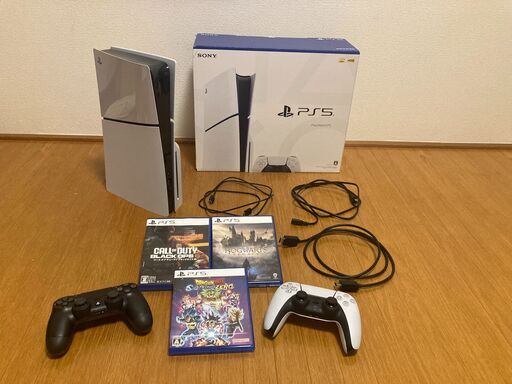 PS5 ＋ ゲーム (COD BO6＋ドラゴンボール Sparking! ZERO ＋ホグワーツ