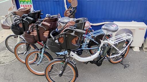 地域限定送料無料 パナソニック ギュットミニ 三人乗り 13,2AH 20