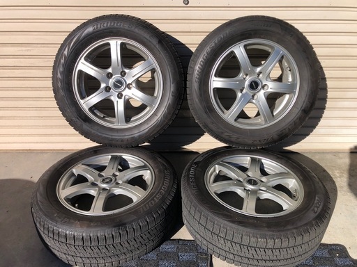 BRIDGESTONE ECOPIA NH200c 175/65R14 82S 中古タイヤ&スチールホイール×4本セット BRIDGESTONE ECOPIA NH200c 175/65R14 82S 中古タイヤ&スチール