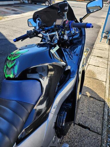 ゼファーχ用 モリワキモナカ管 アルミサイレンサー 錆有 サーモ