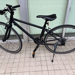 練馬区】クロスバイク FUJI PALLET フジ パレット 黒 ＋ おまけの空気