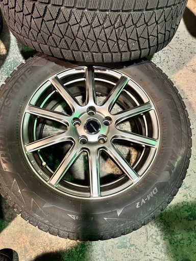 BS 225/65R17 ブリザックDM-V2 スタッドレスタイヤホイールセット