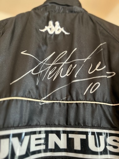 アレッサンドロ・デルピエロ 本人直筆サイン入りベンチコート