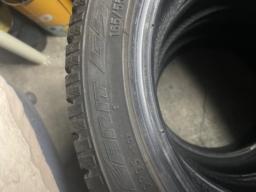 冬タイヤ 155/65R14 軽自動車用アルミ付きスタッドレス バリ山4本組 バリ