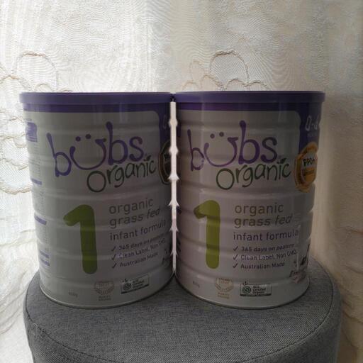 Bubs バブス オーガニック Organic 粉ミルク ステップ１ ②缶セット