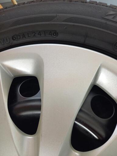 四つ折り屏風 日本画 銀箔彩色 竹垣に菊 四つ折り屏風 日本画 銀箔彩色