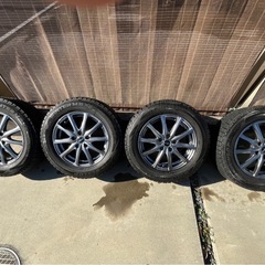 2024101325【札幌】215/65R16冬タイヤ 社外16アルミ RVR アルファード