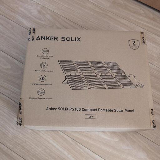 Anker Solix PS100 Compact Portable Solar Panel 100Wソーラーパネル