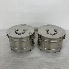 ステンレス製 2槽シンク 厨房用品 業務用 バックガードあり W1195×D600