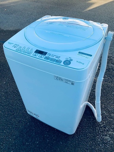 ◻️SHARP 電気洗濯機◻️ ◻️ES-KS70V-W◻️ シャープ 全自動電気洗濯