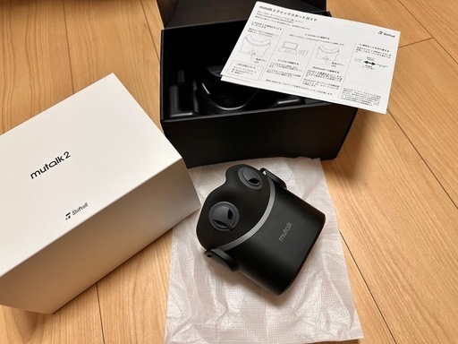 mutalk 2 ヘッドセット ブラック 付属品完備 5月中のみ2,引可]防音