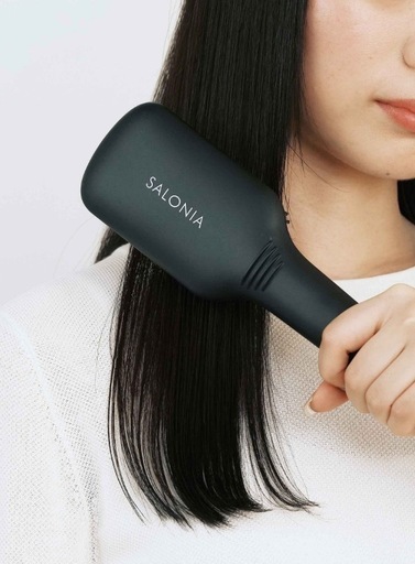 サロン級の仕上がりのストレートヘアに！】 ケアストレートブラシ