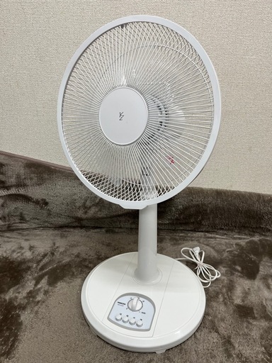 山善 リビング扇風機 AMT-KC30(W) 2024年製