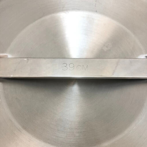 ss6982 アルミ寸胴鍋 39cm 蓋付き 両手鍋 深鍋 アルミ製 ずんどう鍋