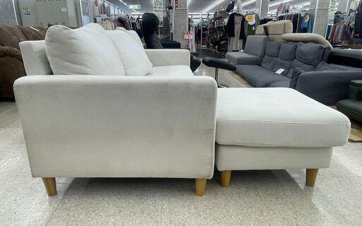 ☆ジモティー割あり☆3Pソファ 現状販売 高さ(H)47× 幅(W)170× 奥行(D