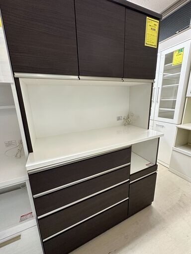 食器棚(レジューム 60TG-H DBR/60QH DBR) | ニトリネット【公式】 家具