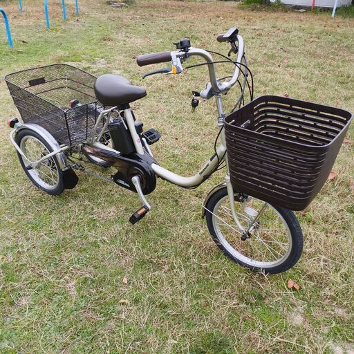 Panasonic ビビライフ 電動アシスト三輪自転車 BE-ELR833V 走行確認