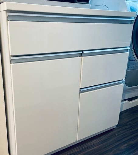 ニトリ キッチンカウンター「キューリー」シリーズ 食器棚 値下げしました【ニトリ】キュリー2 食器棚 キッチンカウンター