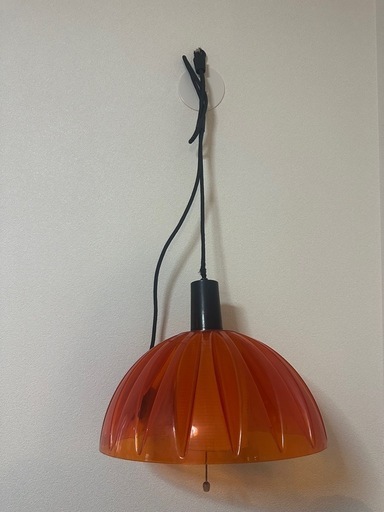 ビンテージ吊り下げライト ヴィンテージ カラーガラス ペンダント