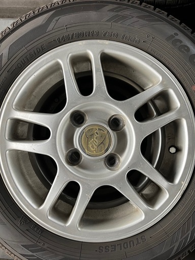 軽自動車用スタッドレスタイヤ&ホイール4本セット 1セット(4本 