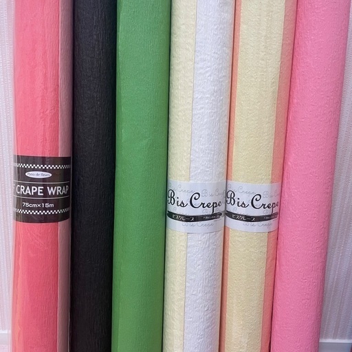 【お得！定価一本3,500円】撥水加工クレープ紙ラッピング用セット