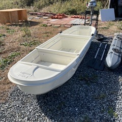 ?山口市手渡しor直接配達?RYOBI小型ボート&小型エンジン?実用品！