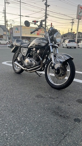 GS400 外装セット 金赤E2ライン メッシュフェンダーロゴ タンク テール