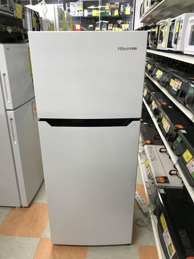 ☆ジモティー割有☆ 2ドア冷蔵庫 120L ハイセンス HR-B1201 2020年製