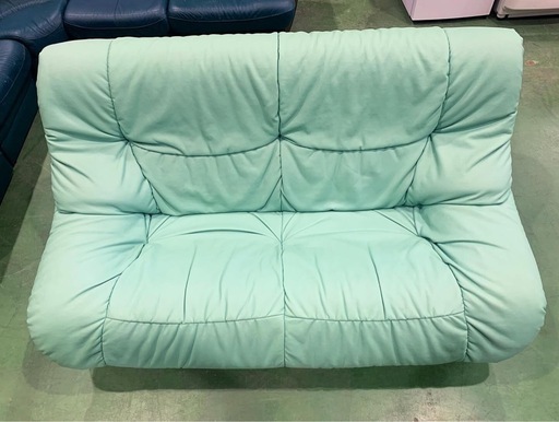 ミントグリーン 2人掛けソファ 合成皮革 合成皮革 2人掛けソファ 通販