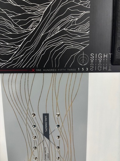 SALOMON SIGHT 153cm 5回使用 153cm SALOMON SIGHT×RYTHEM Mサイズ 5回使用