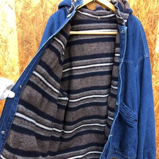 A112】ブランケットジャケット TENDERLOIN ブルー