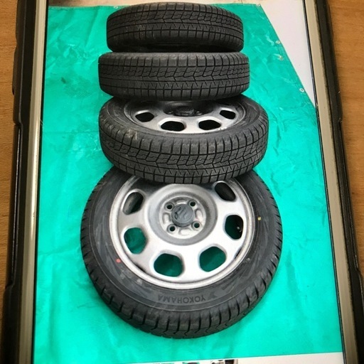 ハスラー スタッドレス 165/60/15 4本 ヨコハマ スズキハスラー用