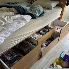 シングルベッド＋IKEAマットレス＋バネすのこ 八王子市直接引き取り希望