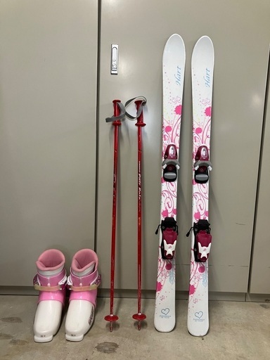 Gauer ガウアー ショートスキー 81cm ビンディング TYROLIA チロリア